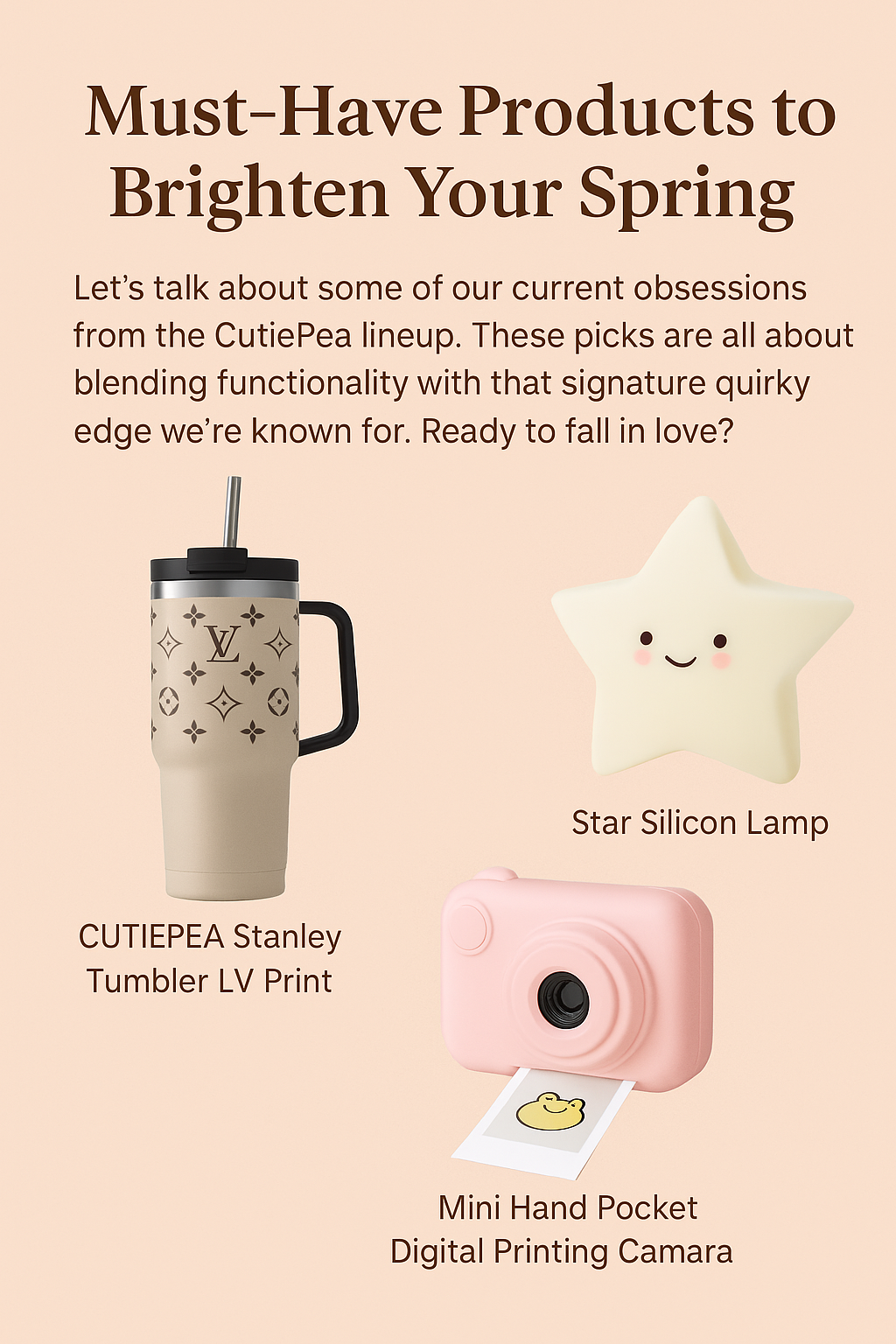 Spring Vibes with CutiePea: Refresh Your Wardrobe and Home with Playful Picks