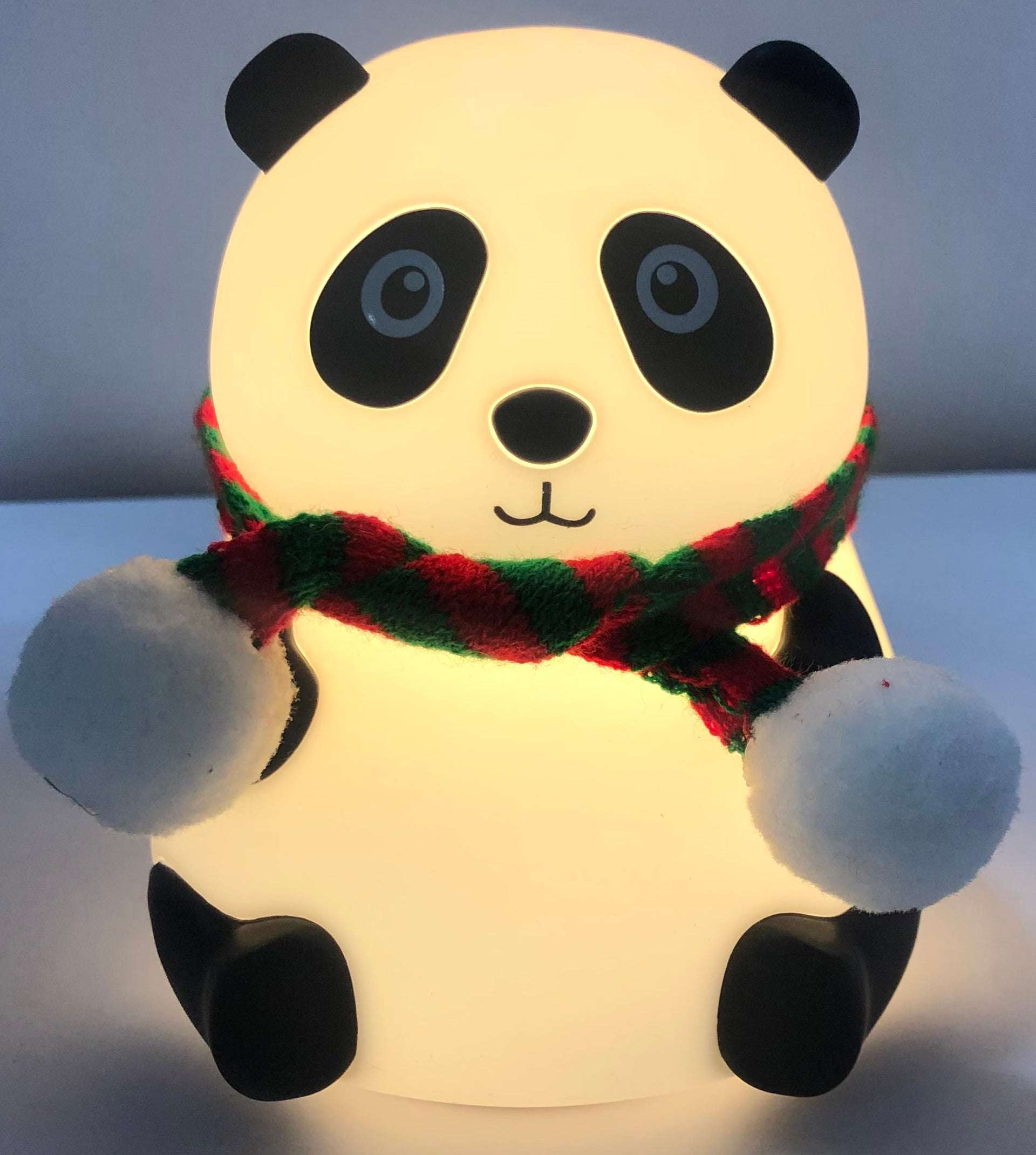 CUTIEPEA Panda Sitting Silicon Lamp, Soft LED Glow, Cute and Durable Design, Perfect for Kids’ Bedroom or Nursery Decor