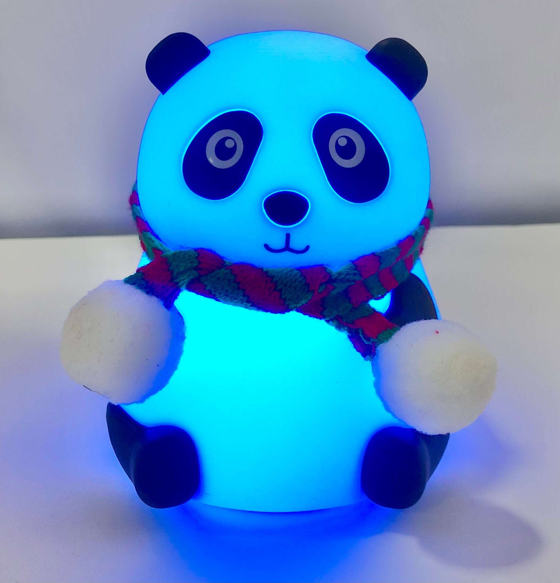 CUTIEPEA Panda Sitting Silicon Lamp, Soft LED Glow, Cute and Durable Design, Perfect for Kids’ Bedroom or Nursery Decor