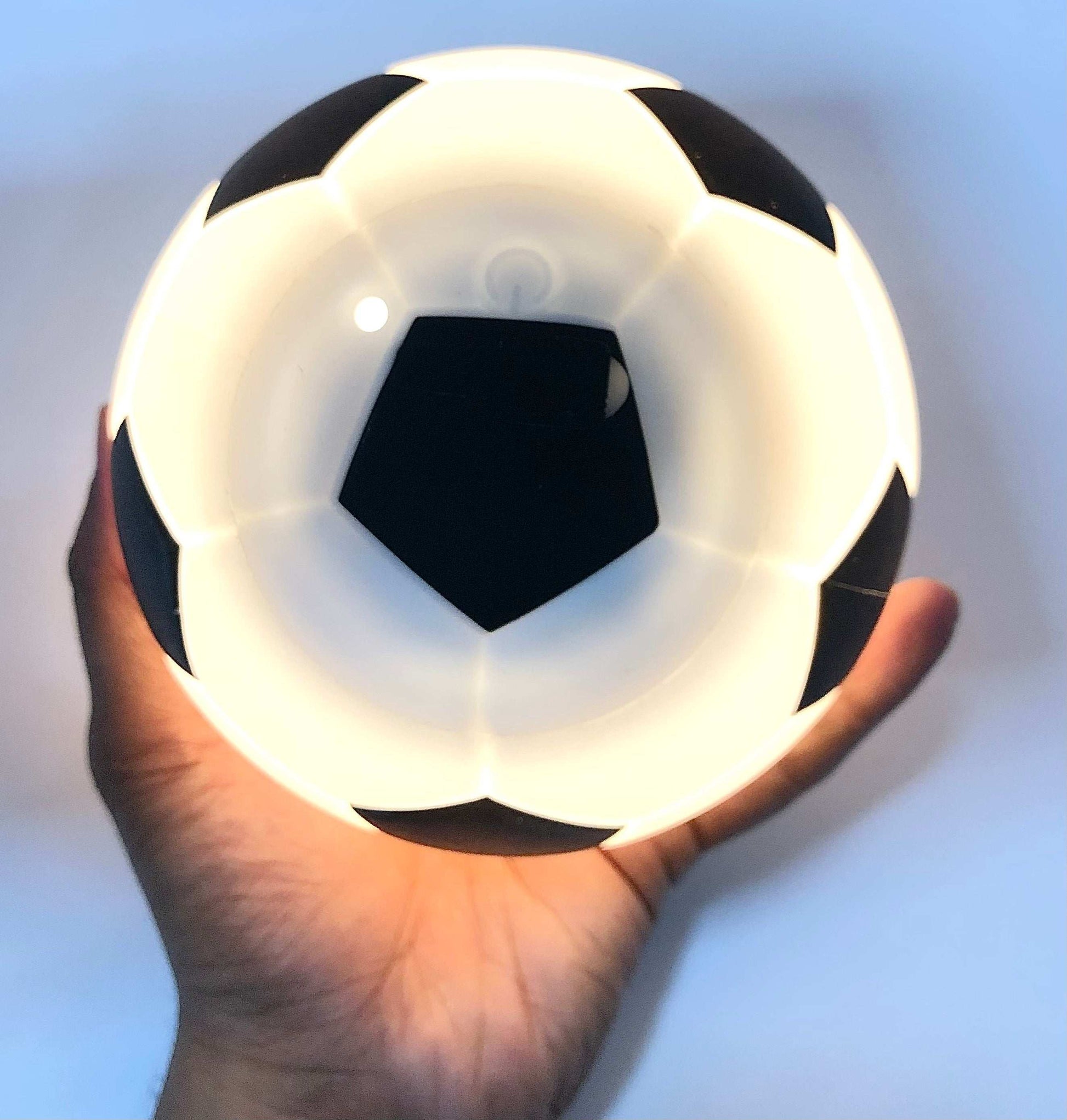 CUTIEPEA Football Silicon Night Lamp, Soft LED Light, Durable and Cute Design, Perfect for Kids’ Bedroom or Game Room Decor