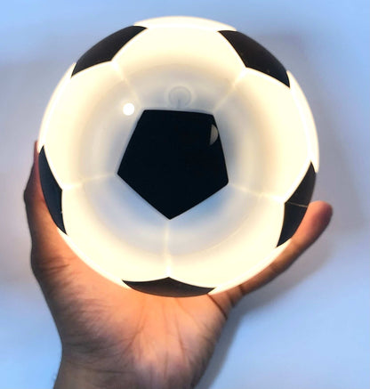 CUTIEPEA Football Silicon Night Lamp, Soft LED Light, Durable and Cute Design, Perfect for Kids’ Bedroom or Game Room Decor