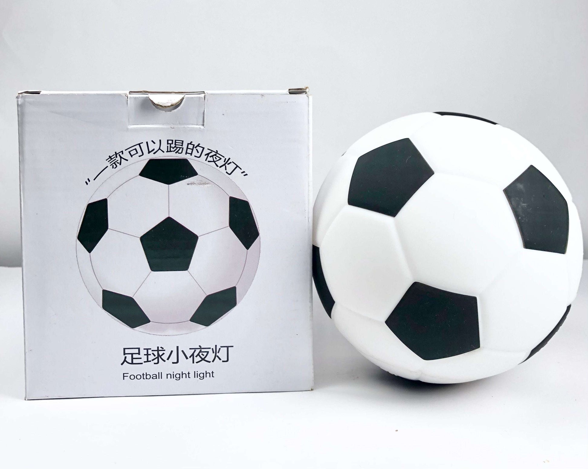 CUTIEPEA Football Silicon Night Lamp, Soft LED Light, Durable and Cute Design, Perfect for Kids’ Bedroom or Game Room Decor