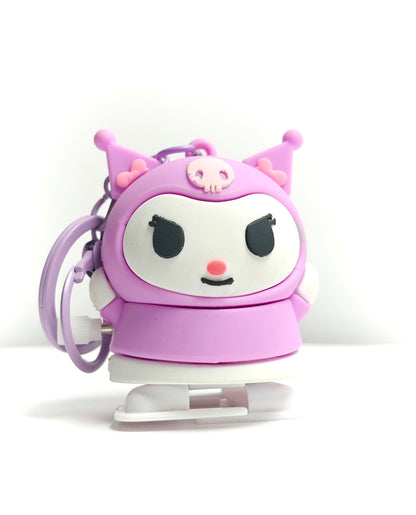 CUTIEPEA Sanrio Kuromi Winding Walking Keychain – Cute and Fun Design, Wind-Up Action, Perfect Accessory for Bags and Keys