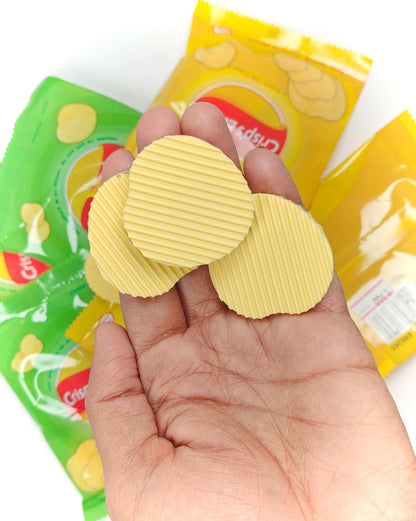 CUTIEPEA Chips Eraser, Fun and Realistic Snack Design, Non-Toxic and Durable, Perfect for Kids’ Stationery and School Supplies