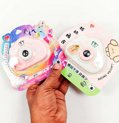 CUTIEPEA Camera Eraser, Fun and Realistic Design, Non-Toxic and Durable, Perfect for Kids’ Stationery and School Supplies