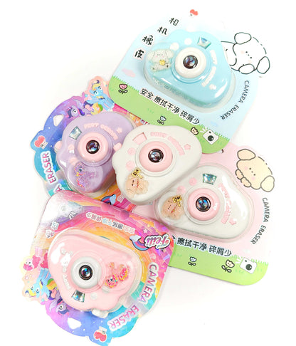 CUTIEPEA Camera Eraser, Fun and Realistic Design, Non-Toxic and Durable, Perfect for Kids’ Stationery and School Supplies