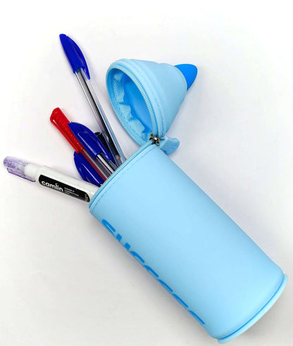 CUTIEPEA Silicon Pencil Case, Soft and Durable Design, Spacious with Zipper Closure, Perfect for Kids’ School Supplies and Stationery Storage