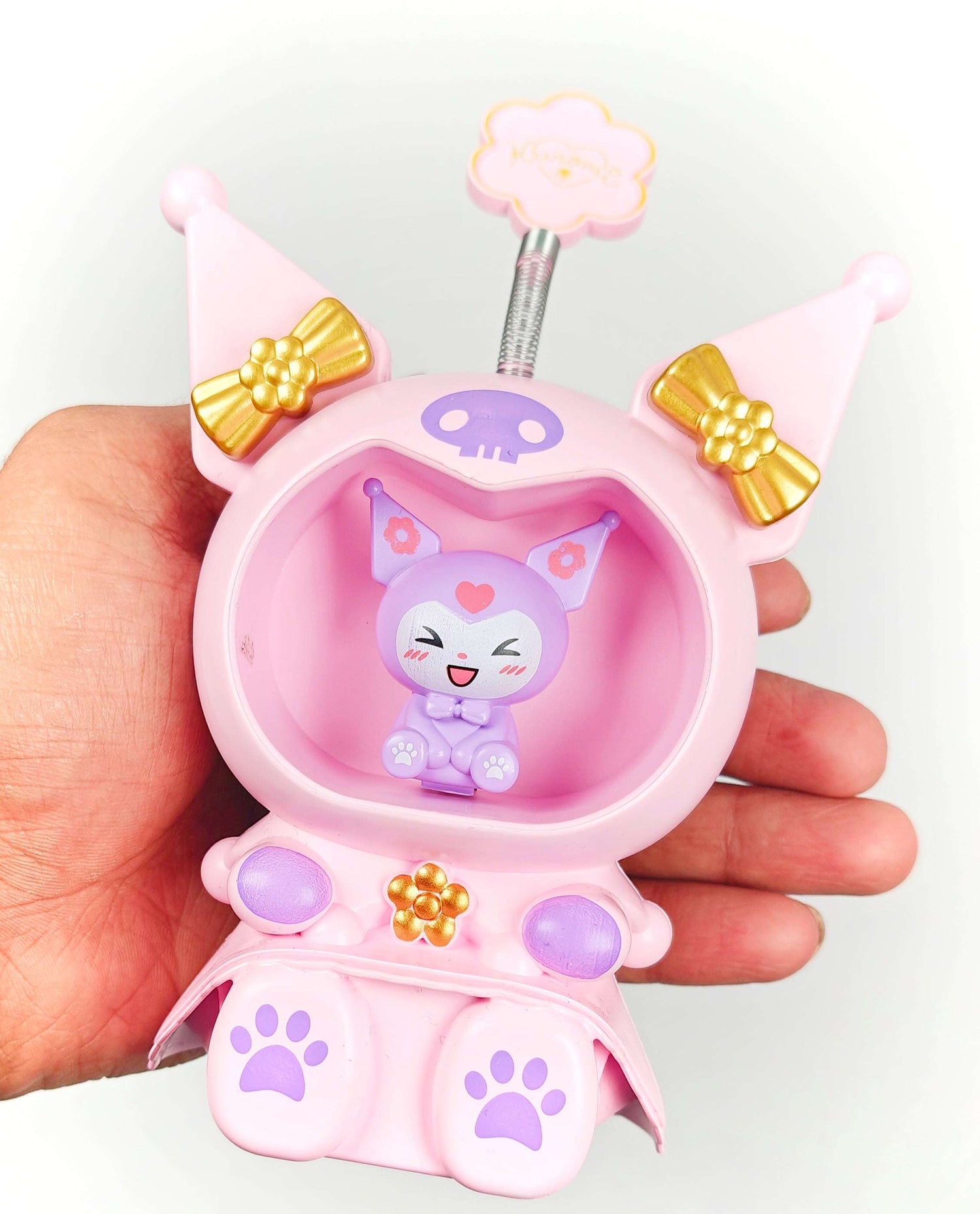 CUTIEPEA Kuromi Sharpener with LED Light, Cute and Functional Design, Durable and Easy to Use, Perfect for Kids’ School Supplies