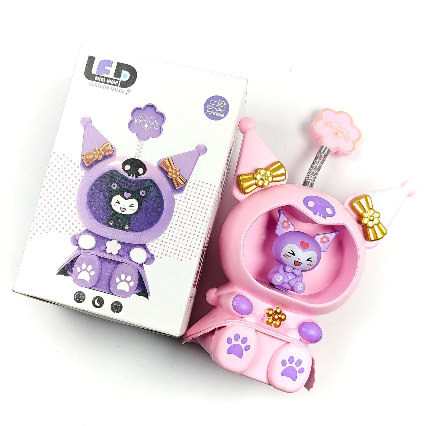 CUTIEPEA Kuromi Sharpener with LED Light, Cute and Functional Design, Durable and Easy to Use, Perfect for Kids’ School Supplies