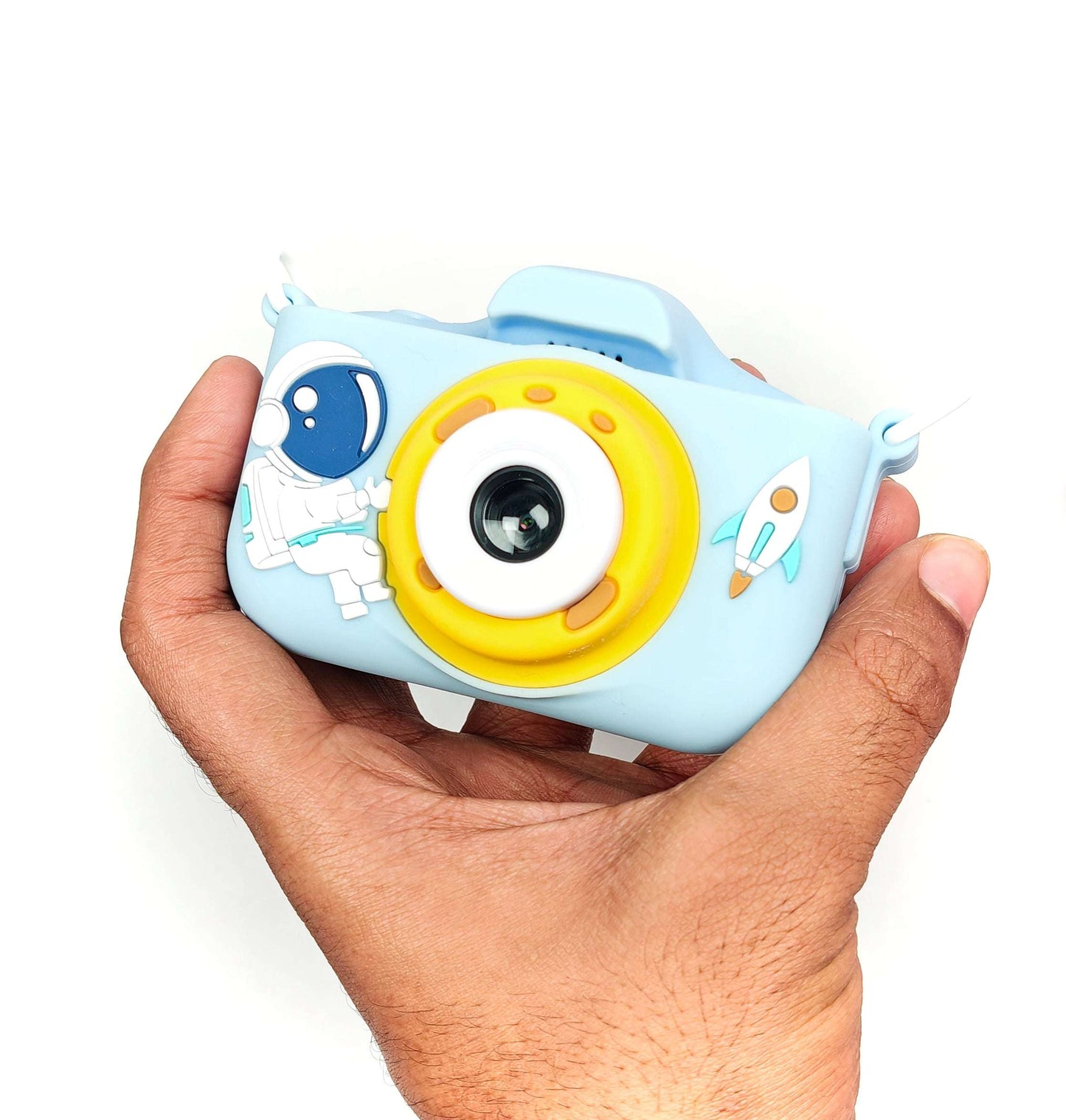 CUTIEPEA Digital Silicon Camera- Astronaut, With games, Durable and Fun Space-Themed Design, Perfect for Kids’ Play and Learning Activities