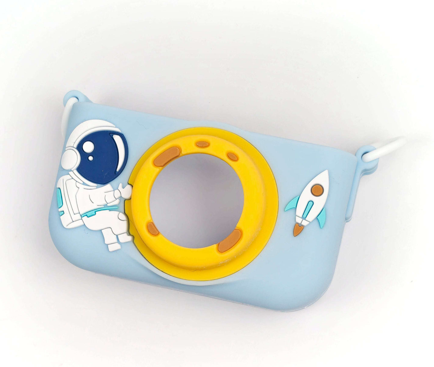 CUTIEPEA Digital Silicon Camera- Astronaut, With games, Durable and Fun Space-Themed Design, Perfect for Kids’ Play and Learning Activities