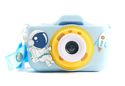 CUTIEPEA Digital Silicon Camera- Astronaut, With games, Durable and Fun Space-Themed Design, Perfect for Kids’ Play and Learning Activities