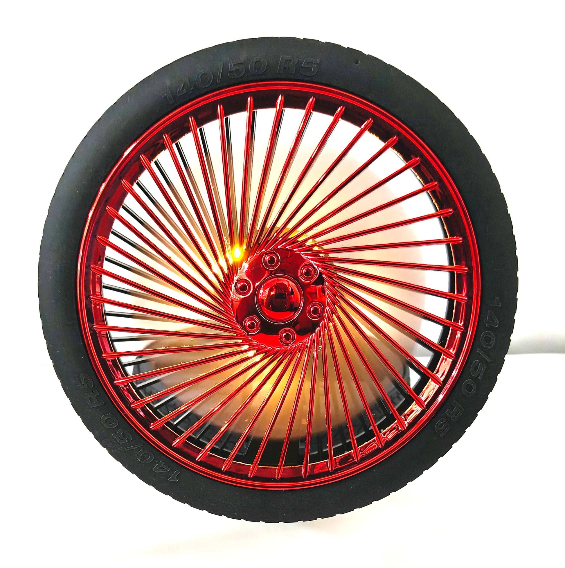 CUTIEPEA Wheel Tyre Desktop Fan, Unique and Fun Design, USB Powered, Compact and Portable for Personal Cooling at Home or Office