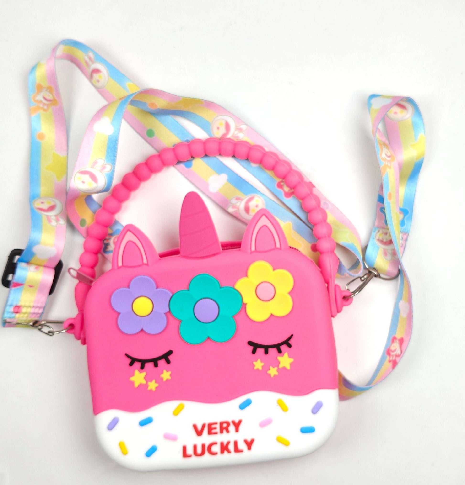 CUTIEPEA Silicon Sling Bag, Stylish and Durable Design, Adjustable Strap, Perfect for Kids' Accessories and Everyday Use